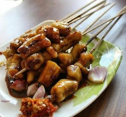 Sate Sumsum dan Ginjal Sapi Pak Oo